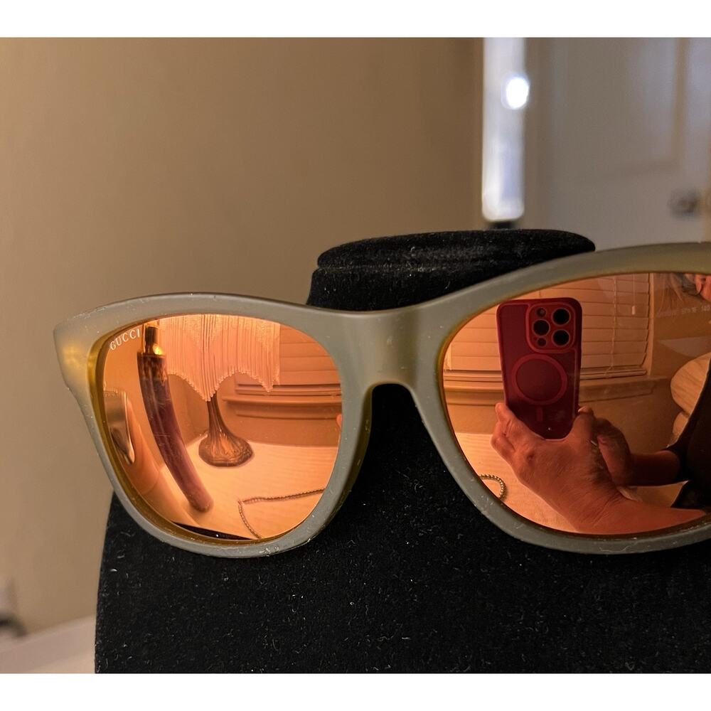 Gucci Yellow Multicolor Square Sunglasses GG 3735/F/S 57*16*140